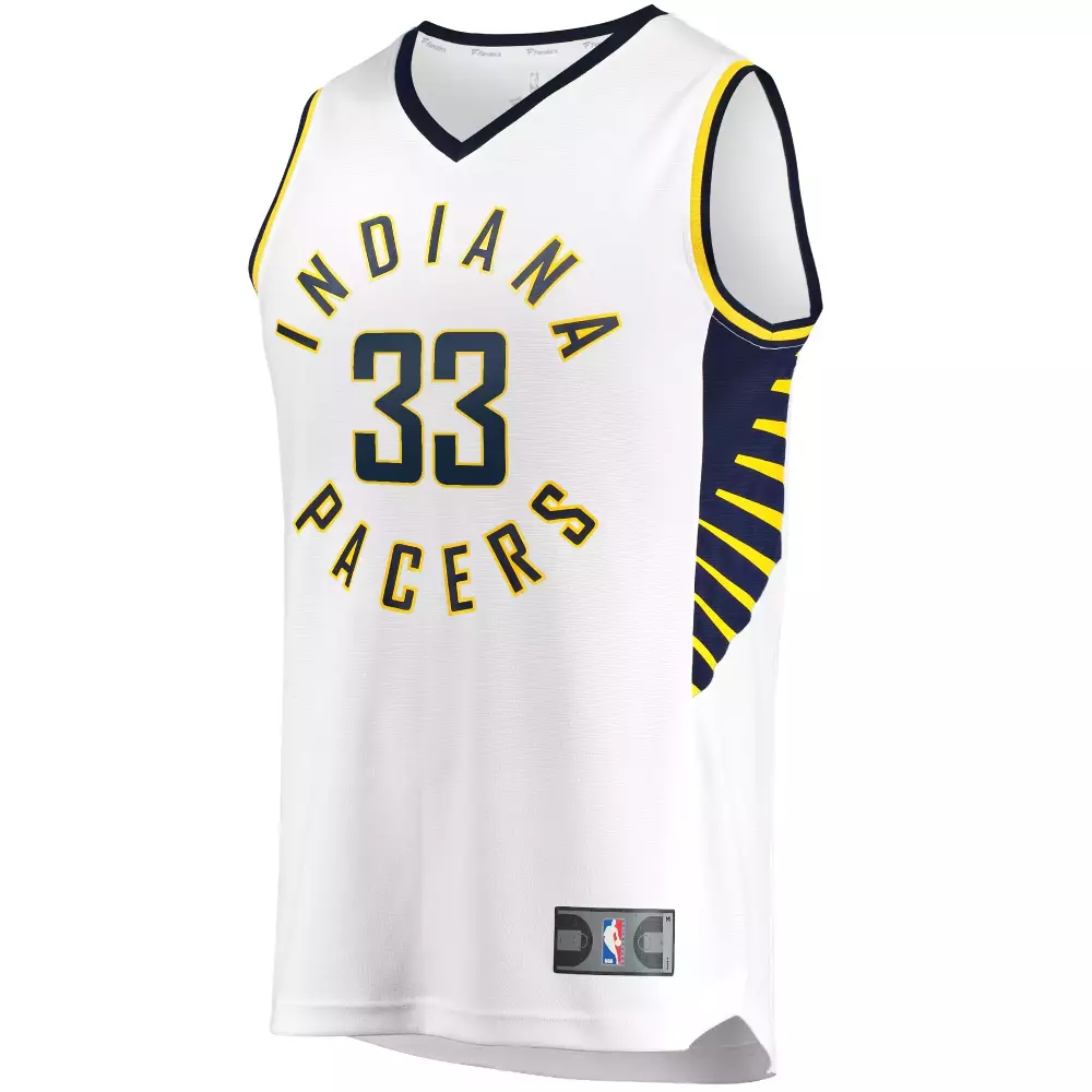 Personalized Myles turner indiana pacers fanatics ed youth fast break player jersey association edition white