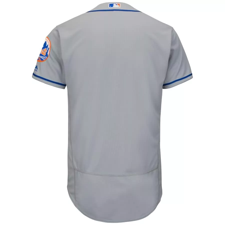 Personalized New york mets majestic 2018 fathers day road flex base team jersey gray