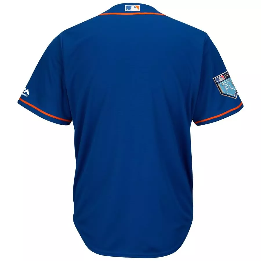 Personalized New york mets majestic 2018 spring training cool base team jersey royal