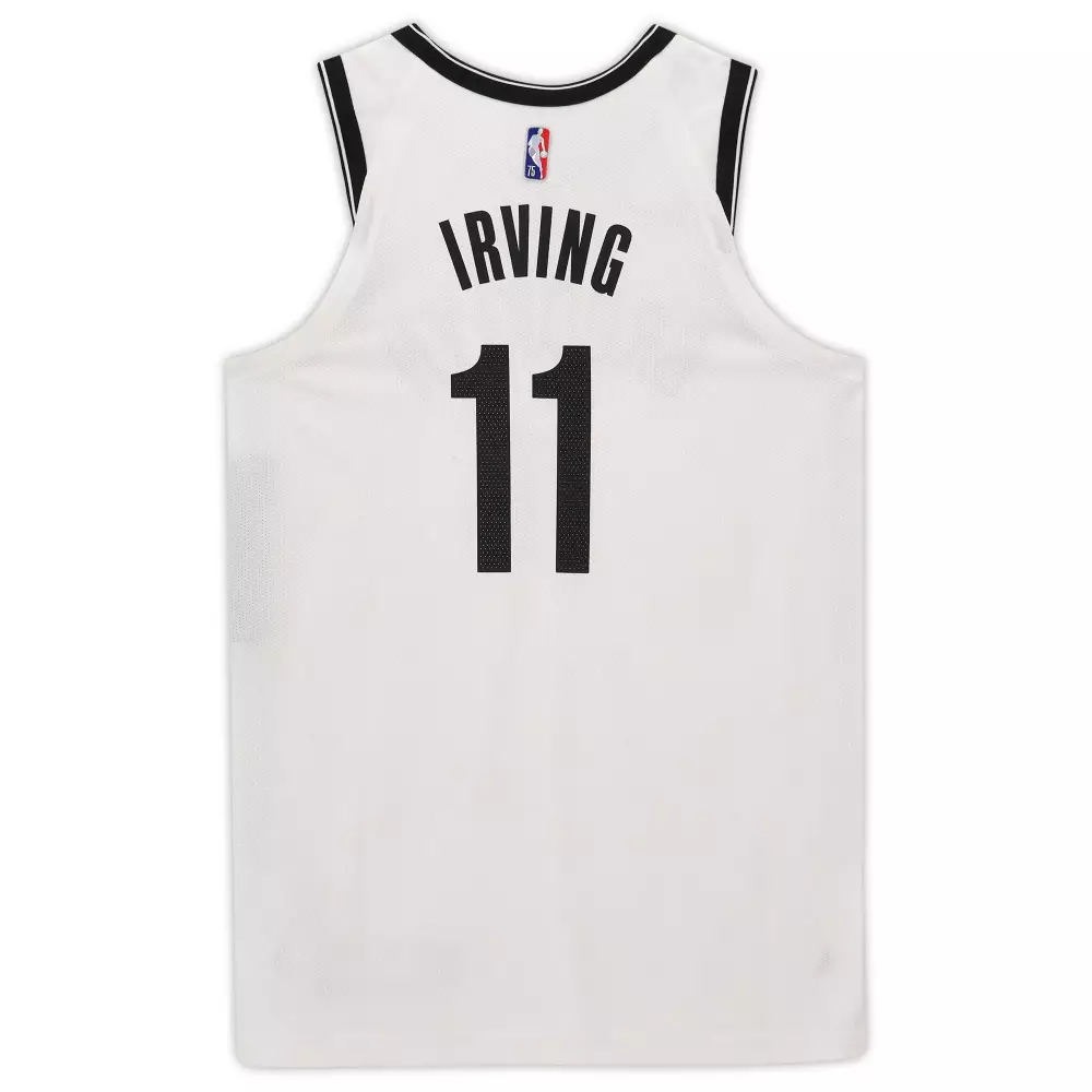 Personalized Patty mills brooklyn nets fanatics game used 8 white jersey vs new york knicks on april 6 2022