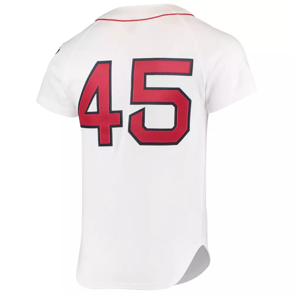 Custom Pedro martinez boston red sox mitchell amp ness 1999 cooperstown collection home jersey white