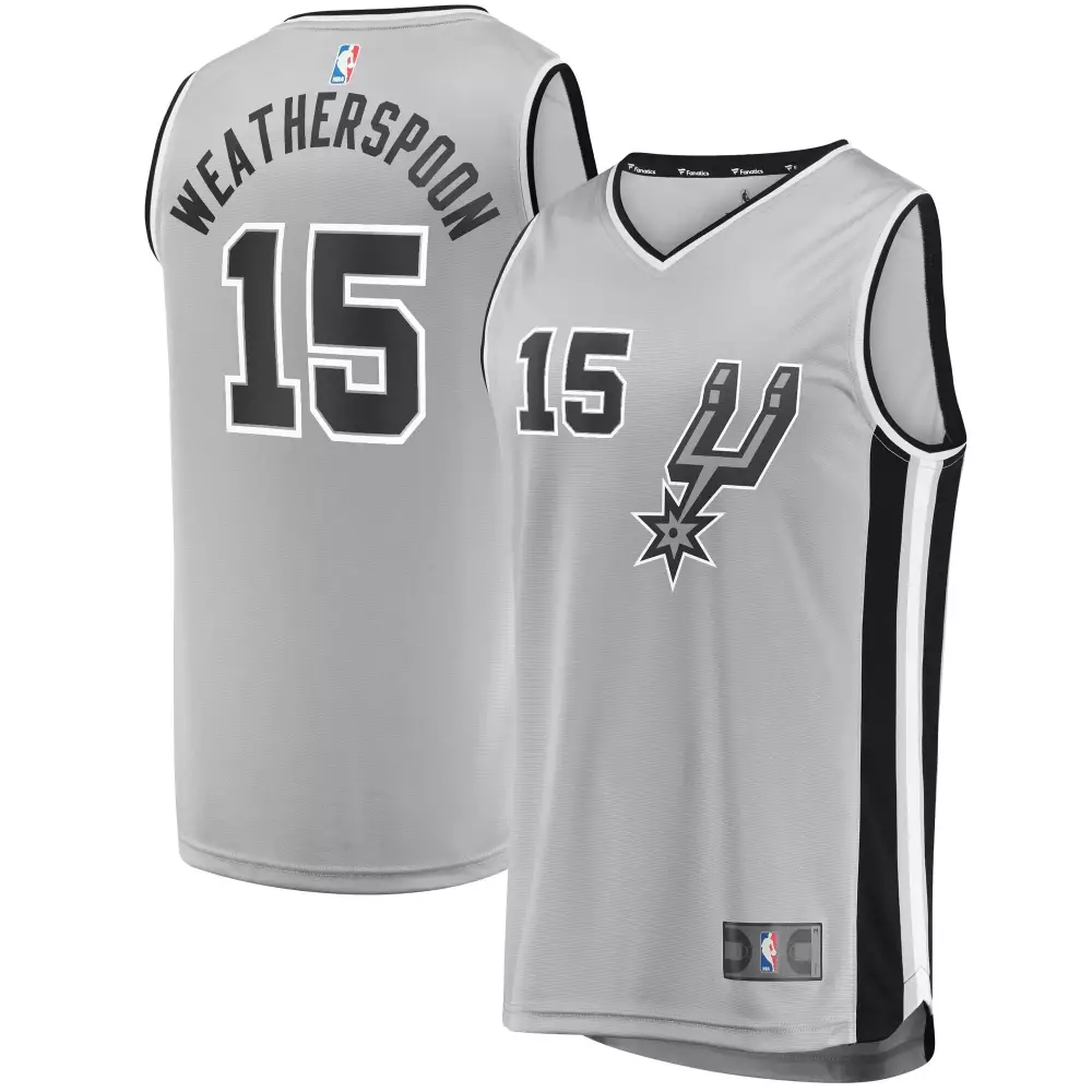 Customizable Quinndary weatherspoon san antonio spurs player gray statement edition jersey gift for san antonio spurs fans