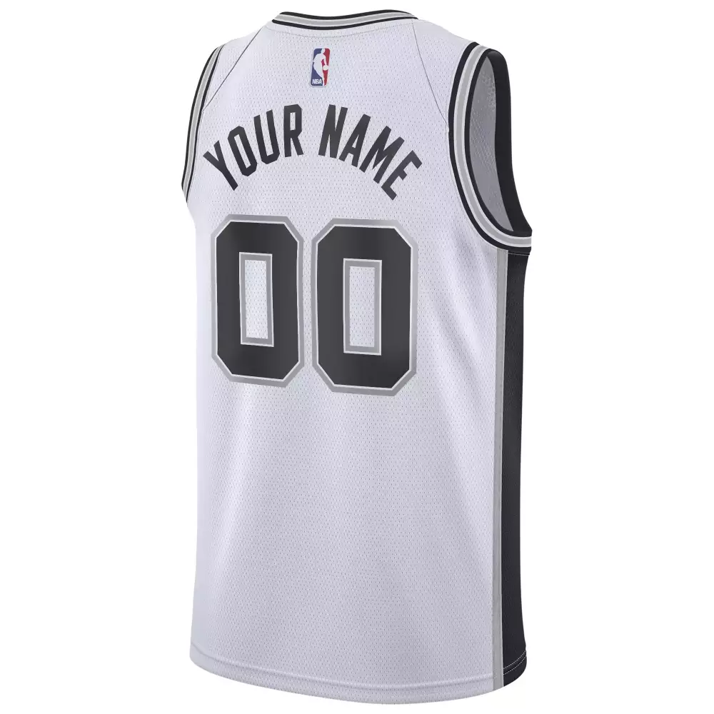 Custom San antonio spurs 202021 swingman custom jersey association edition white