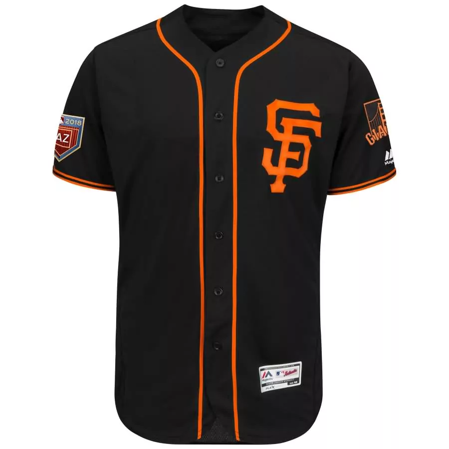 Personalized San francisco giants majestic 2018 memorial day cool base team jersey gray