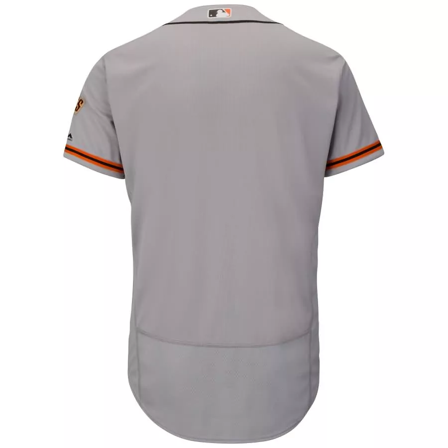 Custom San francisco giants majestic alternate flex base collection team jersey gray