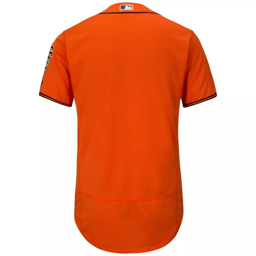 Custom San francisco giants majestic alternate flex base collection team jersey gray