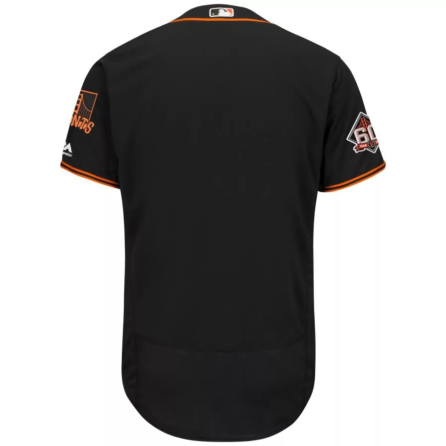 Custom San francisco giants majestic alternate flex base collection team jersey gray