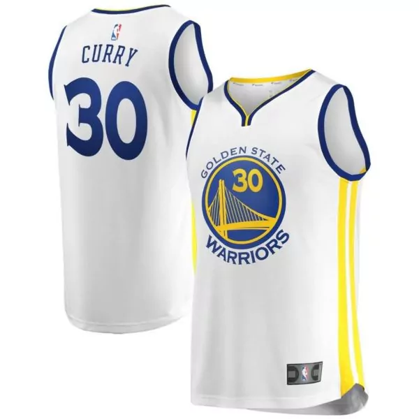 Custom Stephen curry golden state warriors fanatics ed youth fast break jersey white association edition f1rst sports