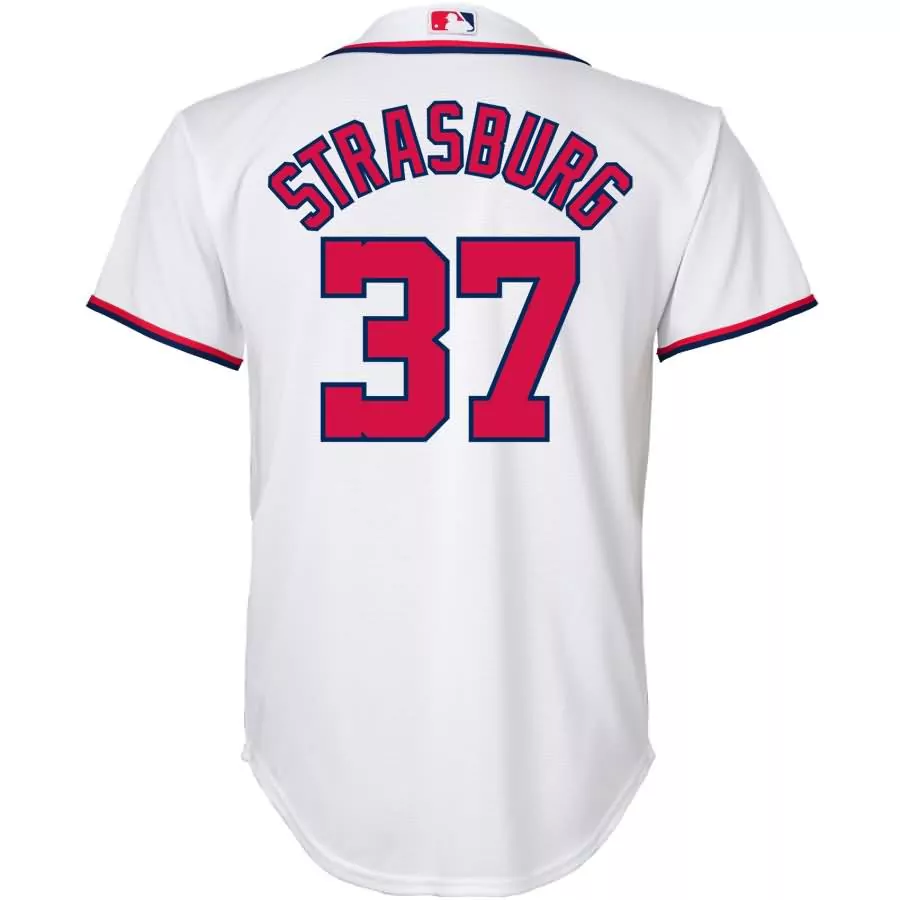 Personalized Stephen strasburg washington nationals majestic youth home cool base player jersey white
