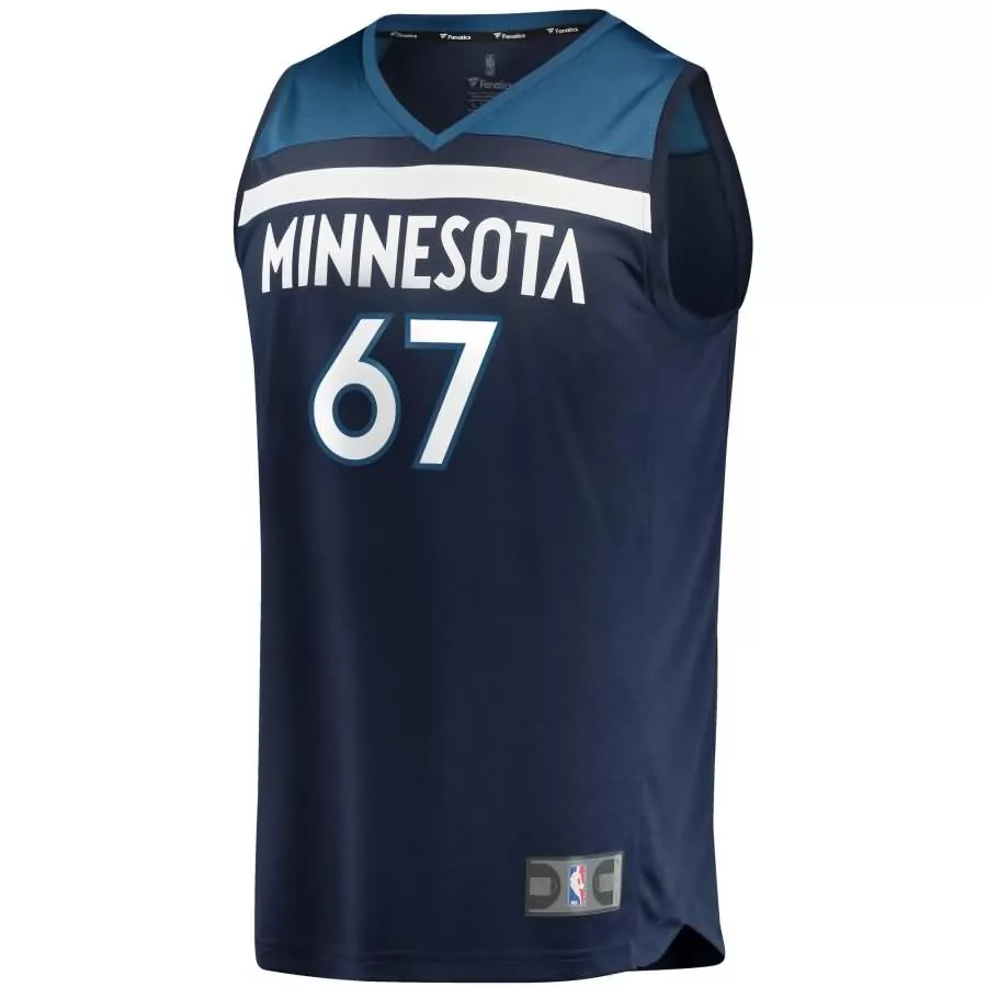Custom Taj gibson minnesota timberwolves fanatics ed fast break player jersey green icon edition navy