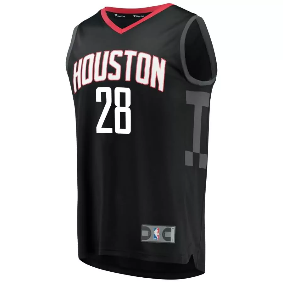 Customizable Tarik black houston rockets fanatics ed fast break player jersey black statement edition