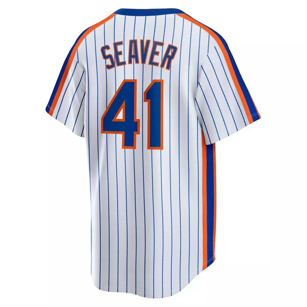 Personalized Tom seaver new york mets home cooperstown collection player jersey white