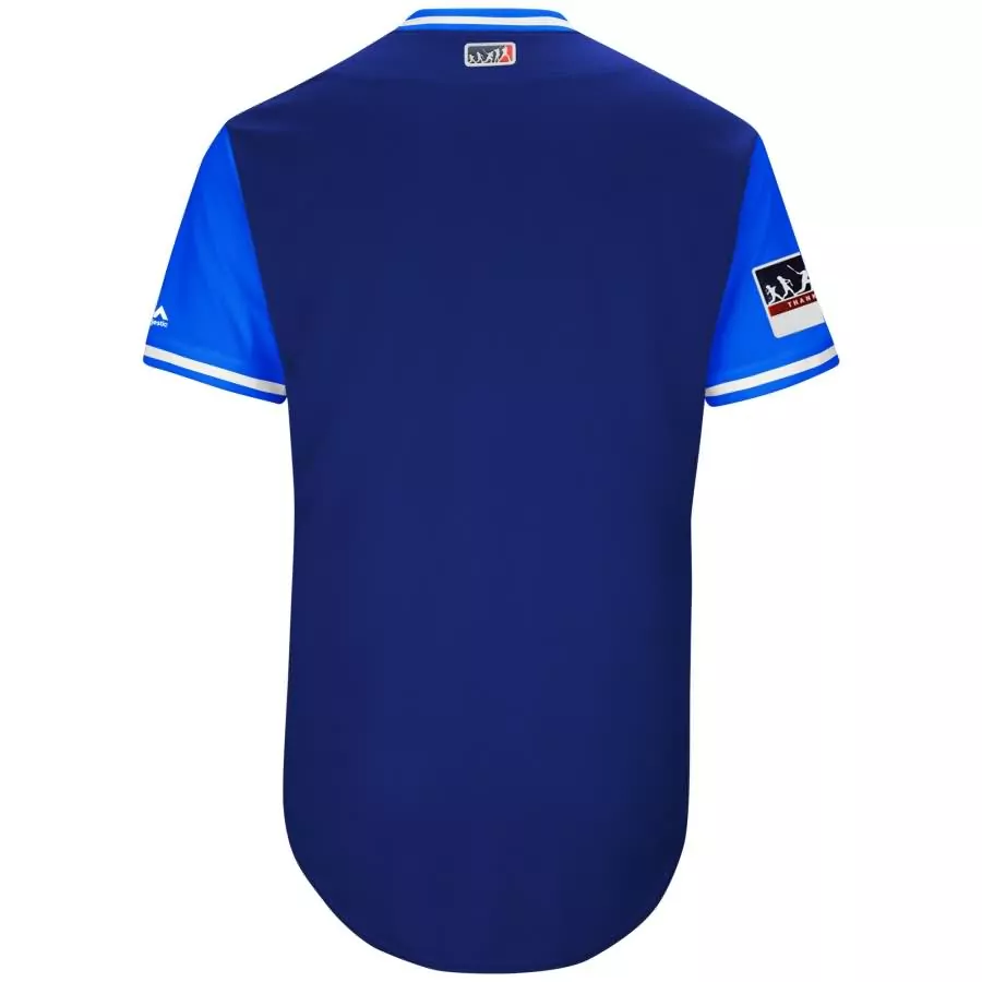 Customizable Toronto blue jays majestic 2018 players weekend team jersey royallight blue