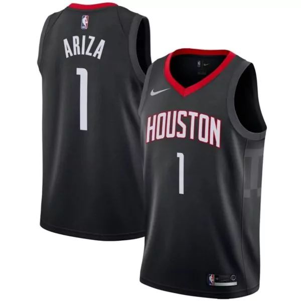 Custom Trevor ariza houston rockets swingman jersey statement edition black f1rst sports