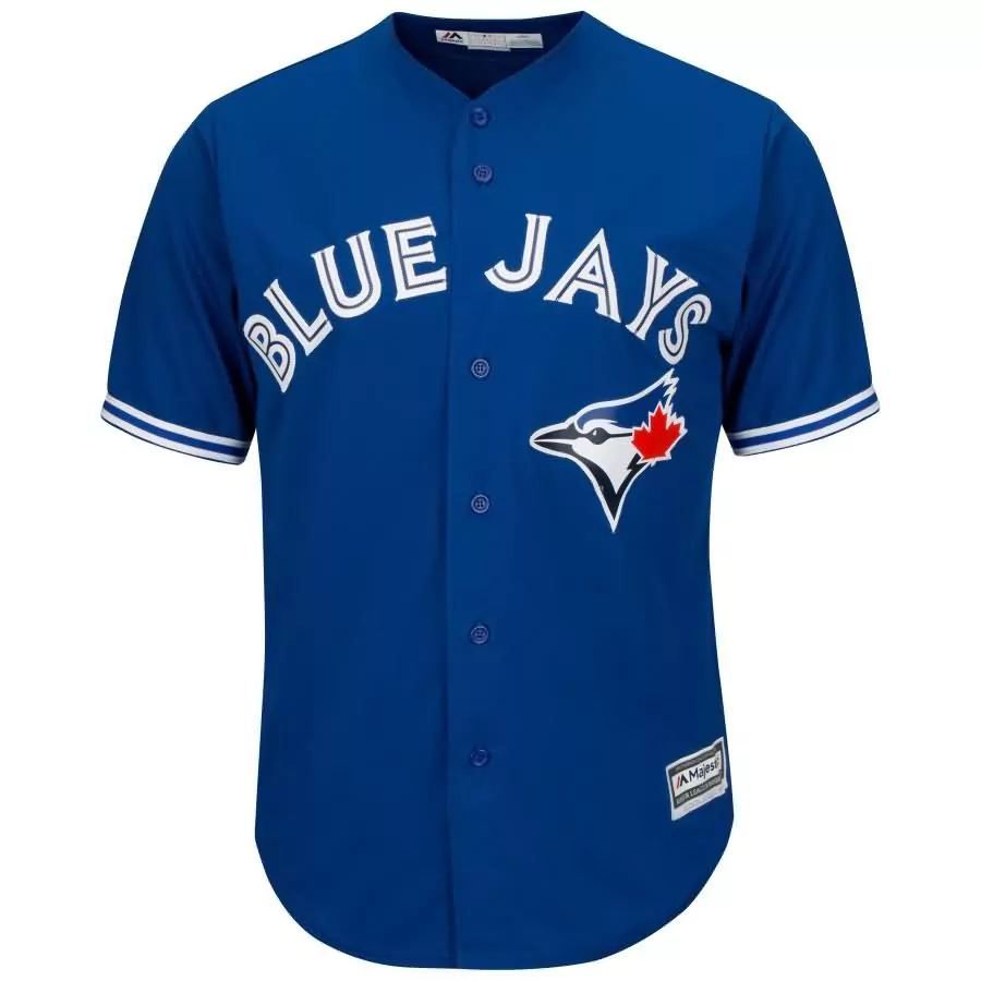 Custom Troy tulowitzki toronto blue jays majestic official cool base player jersey royal