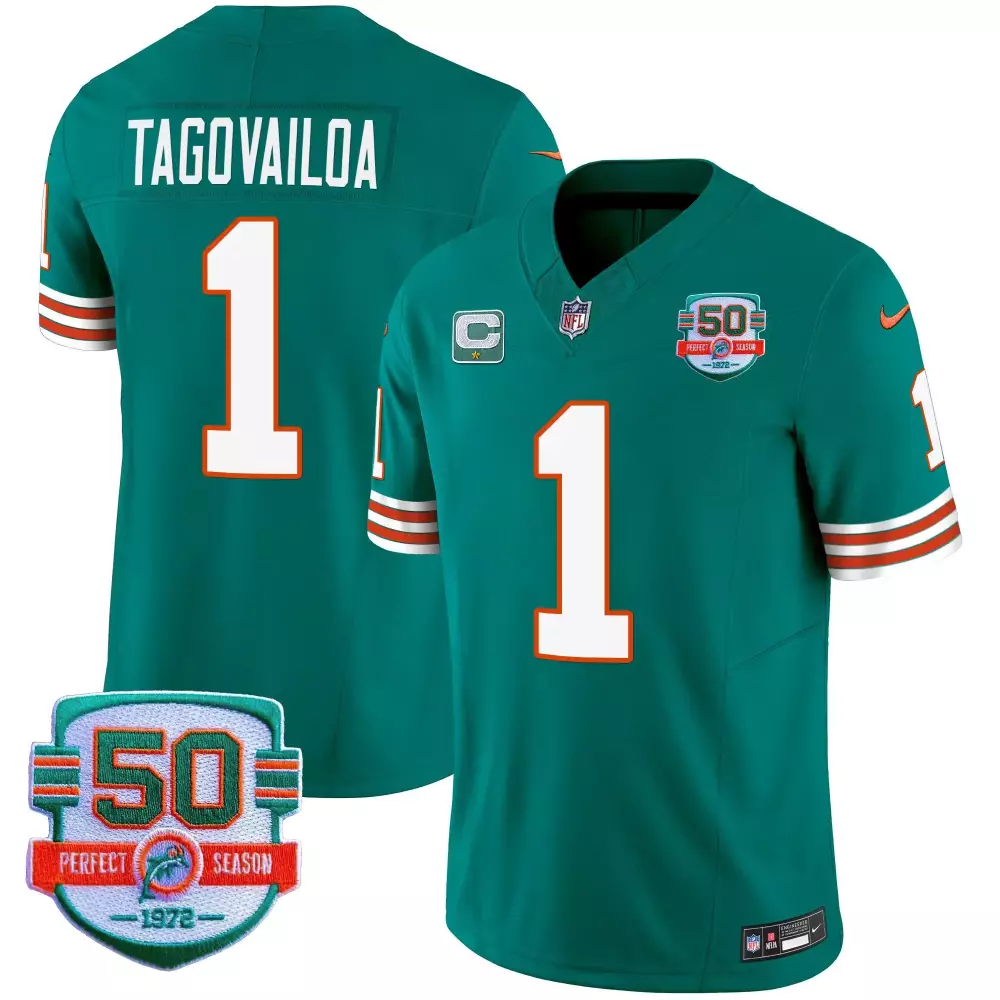 Tua Tagovailoa Miami Dolphins Throwback Vapor Jersey All Stitched Men Black