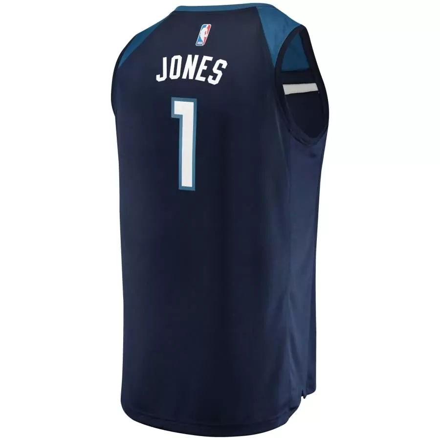 Customizable Tyus jones minnesota timberwolves fanatics ed fast break player jersey green icon edition navy