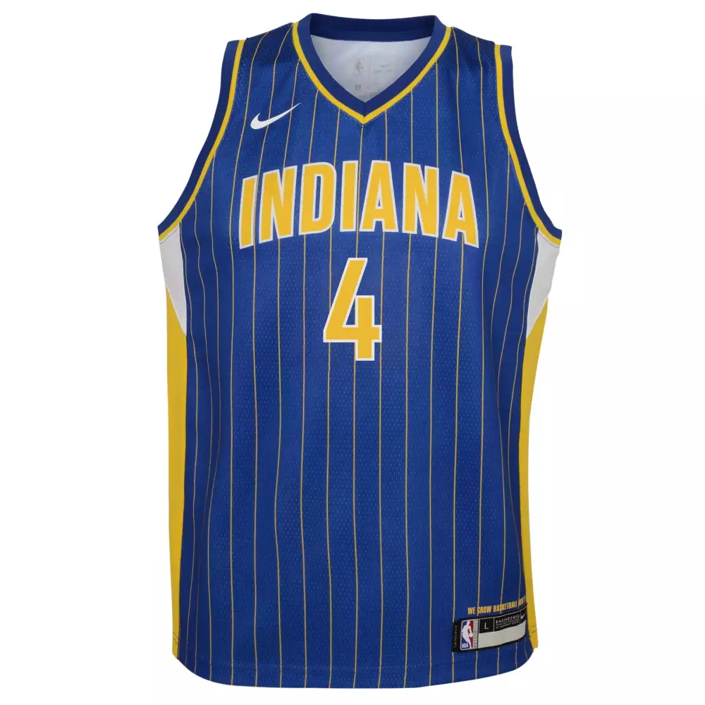 Custom Victor oladipo indiana pacers youth 202021 swingman jersey royal city edition
