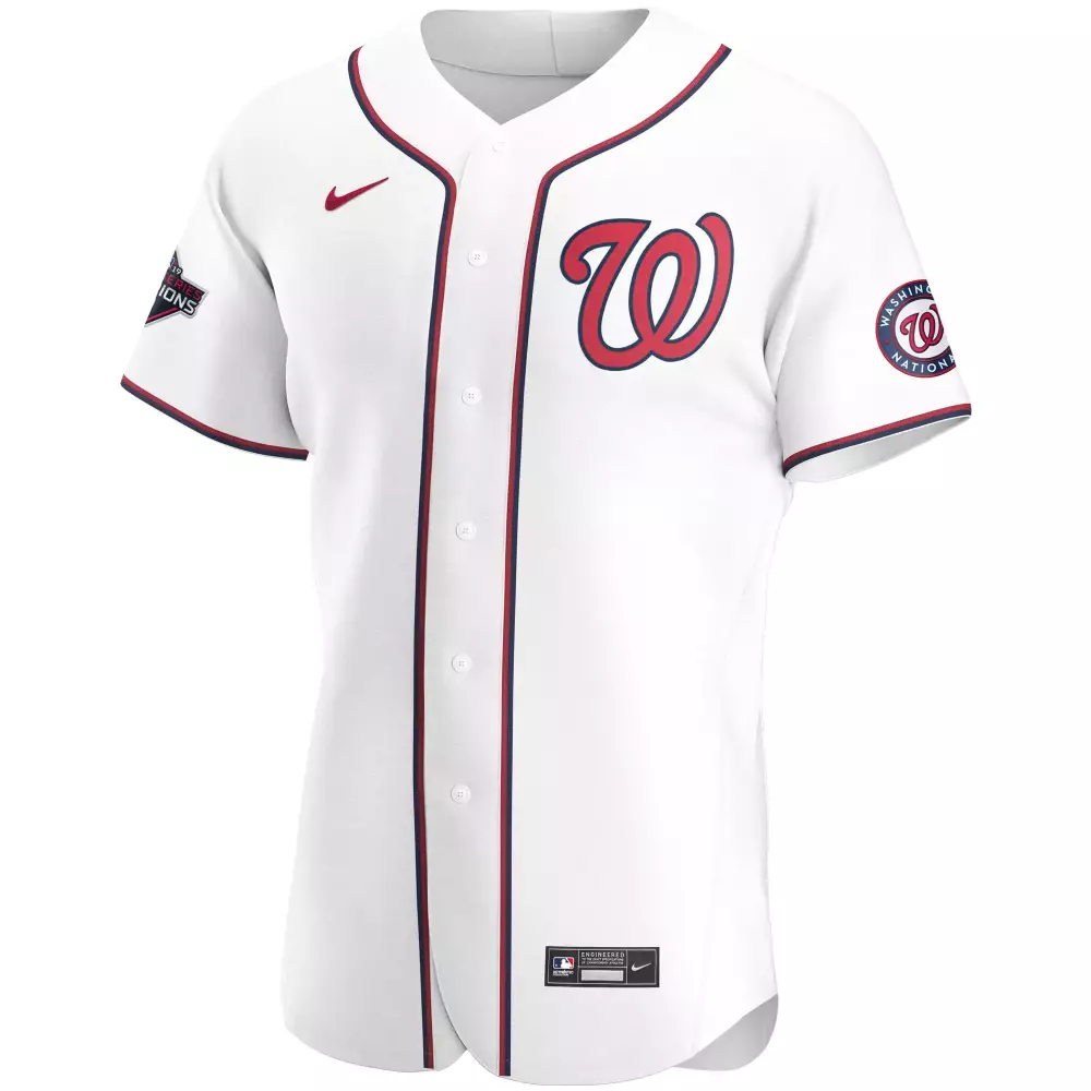 Personalized Washington nationals 2019 world series champions home team jersey white