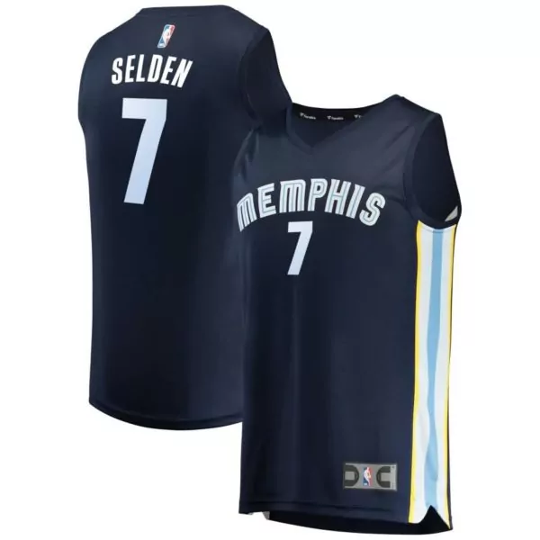 Customizable Wayne selden memphis grizzlies fanatics ed fast break player jersey icon edition navy