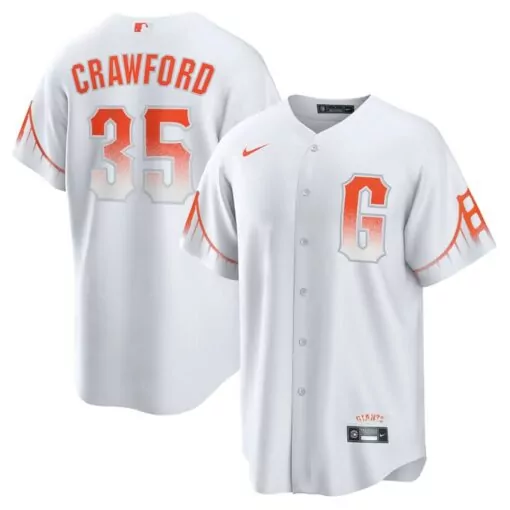 Custom San francisco giants 35 brandon crawford pink women cool base jersey 9885