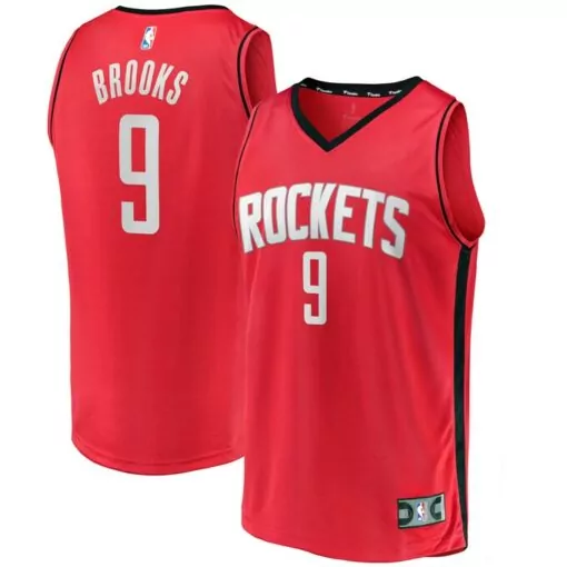 Customizable Dillon brooks houston rockets fast break player jersey icon edition red 3912