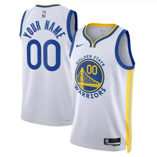 Custom Golden state warriors unisex custom jersey white association edition 2135
