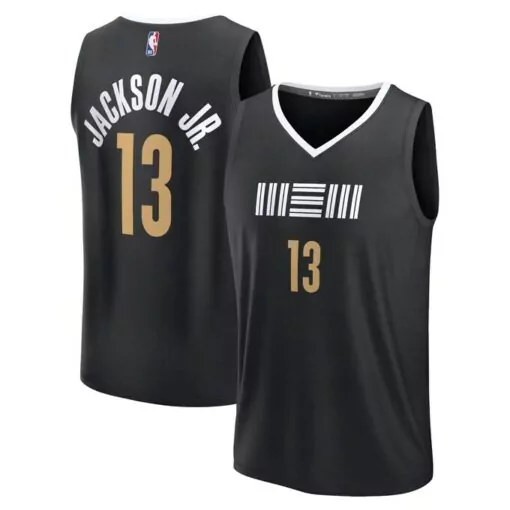 Customizable Jaren jackson jr memphis grizzlies fast break jersey black city edition 7549