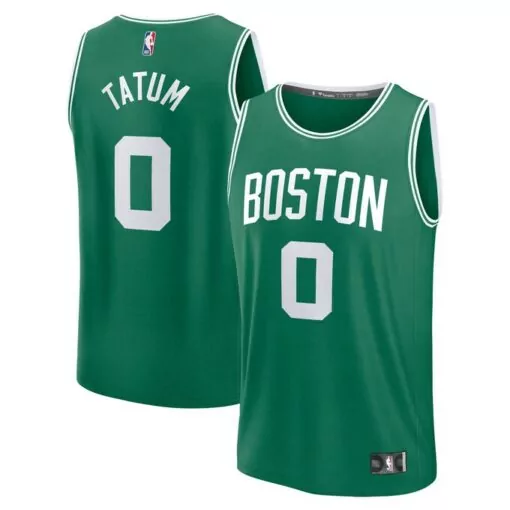 Custom Jayson tatum boston celtics fast break player jersey icon edition kelly green 3578