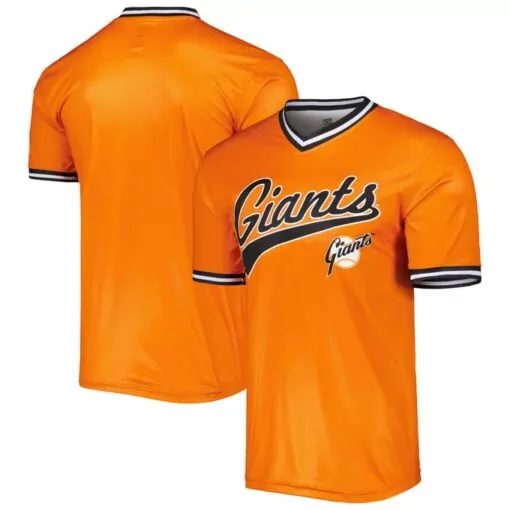 Personalized San francisco giants stitches cooperstown collection team jersey orange 6789