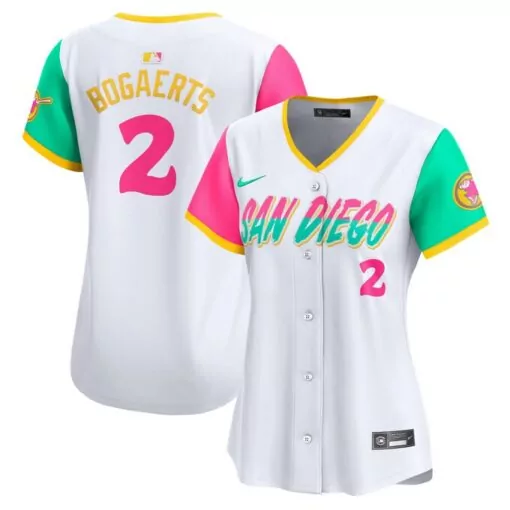 Custom Xander bogaerts san diego padres womens city connect player jersey white 6014
