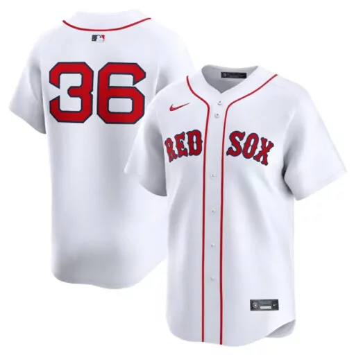 Customizable Boston red sox 36 triston casas white 2024 home limited stitched baseball jersey