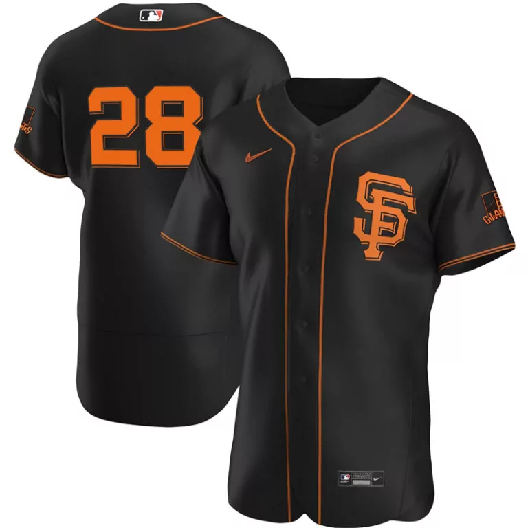 Customizable Men s san francisco giants buster posey black alternate 2020 player jersey 1 v2001