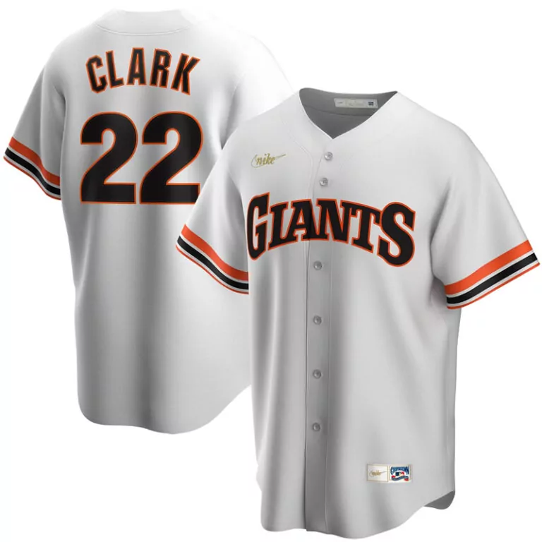 Customizable Men s san francisco giants white home cooperstown collection team jersey 1