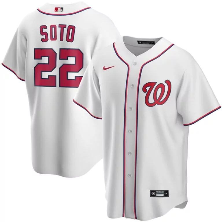 Customizable Men s washington nationals juan soto white home 2020 player jersey 1 v1002