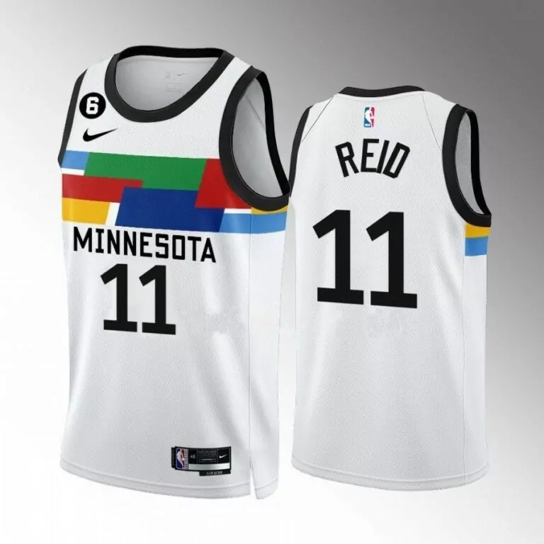 Personalized Minnesota timberwolves 11 naz reid white city edition swingman jersey conew2