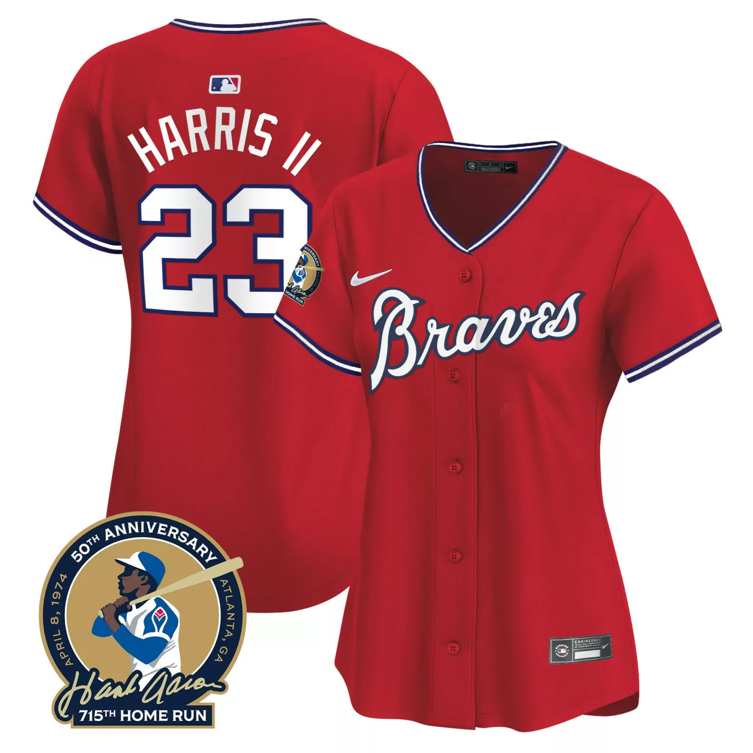 Personalized 1980 michael harris ii atlanta braves throwback 1974 1982 jersey all stitched 3608