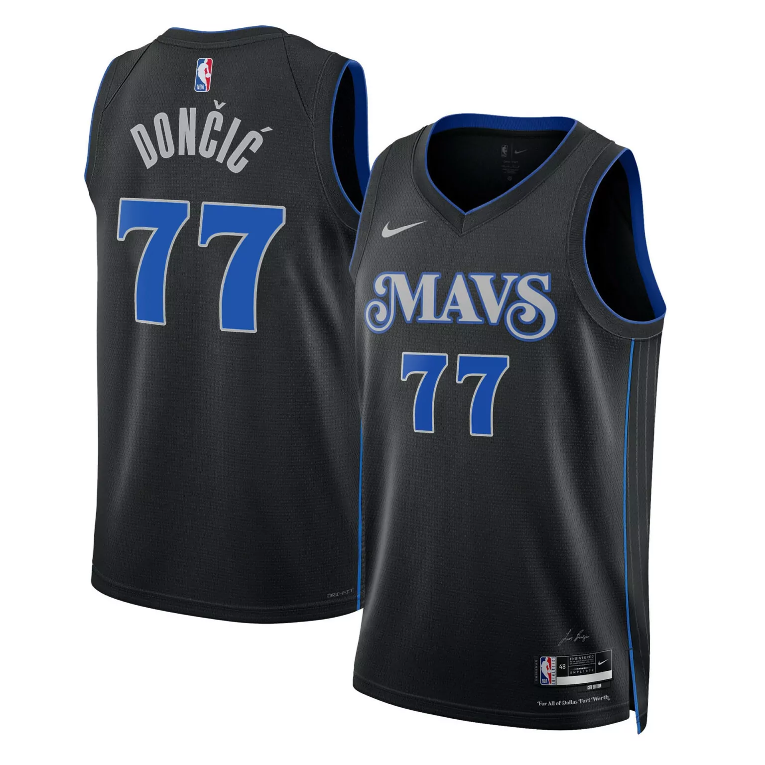 Customizable 23 24 city luka doncic dallas mavericks swingman jersey all stitched 4685