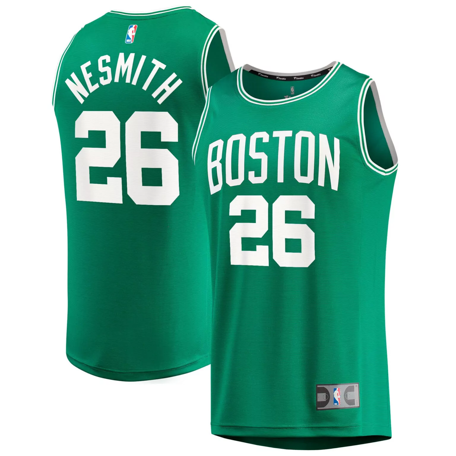 Personalized Aaron nesmith boston celtics 2020 nba draft first round pick fast break jersey green icon edition nba 1464
