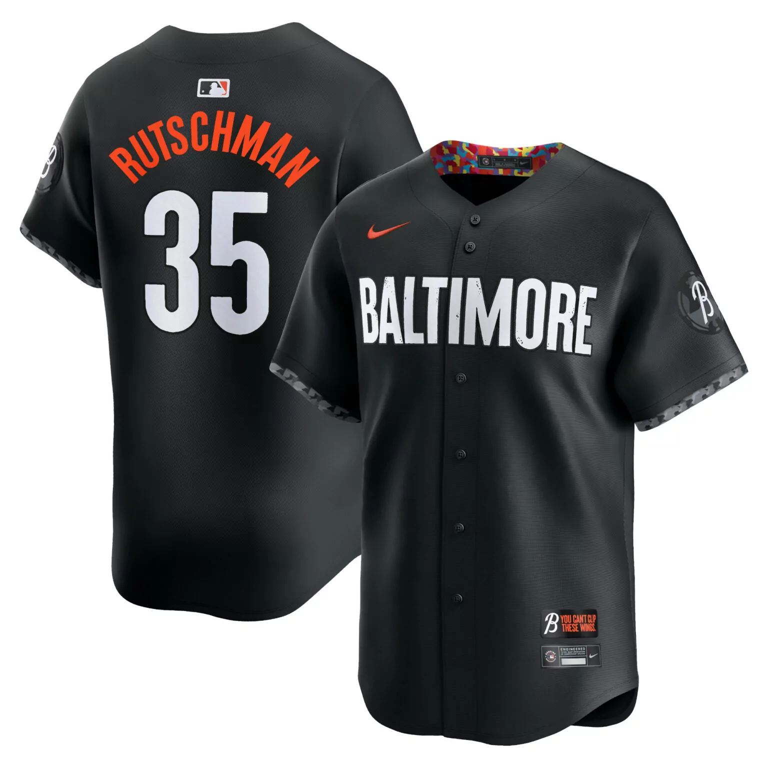 Personalized Adley rutschman baltimore orioles city connect player jersey black 3323