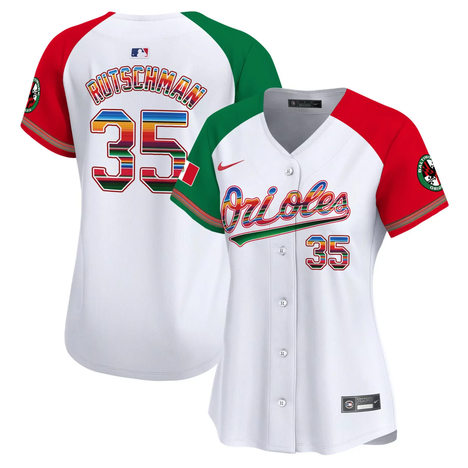 Customizable Alternate adley rutschman baltimore orioles mexico jersey all stitched 4900