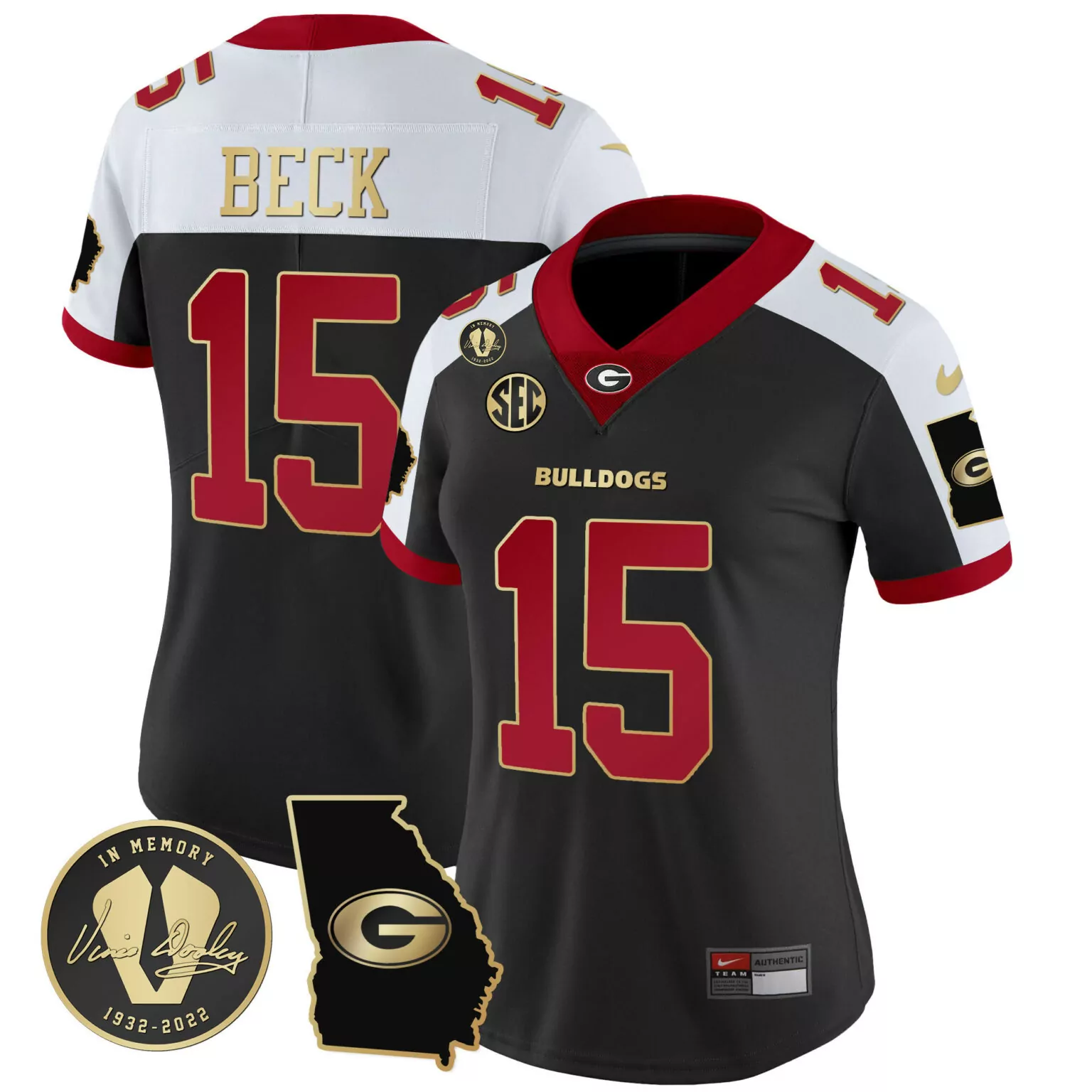 Personalized Alternate carson beck georgia bulldogs 2023 jersey v3 georgia map all stitched 3189