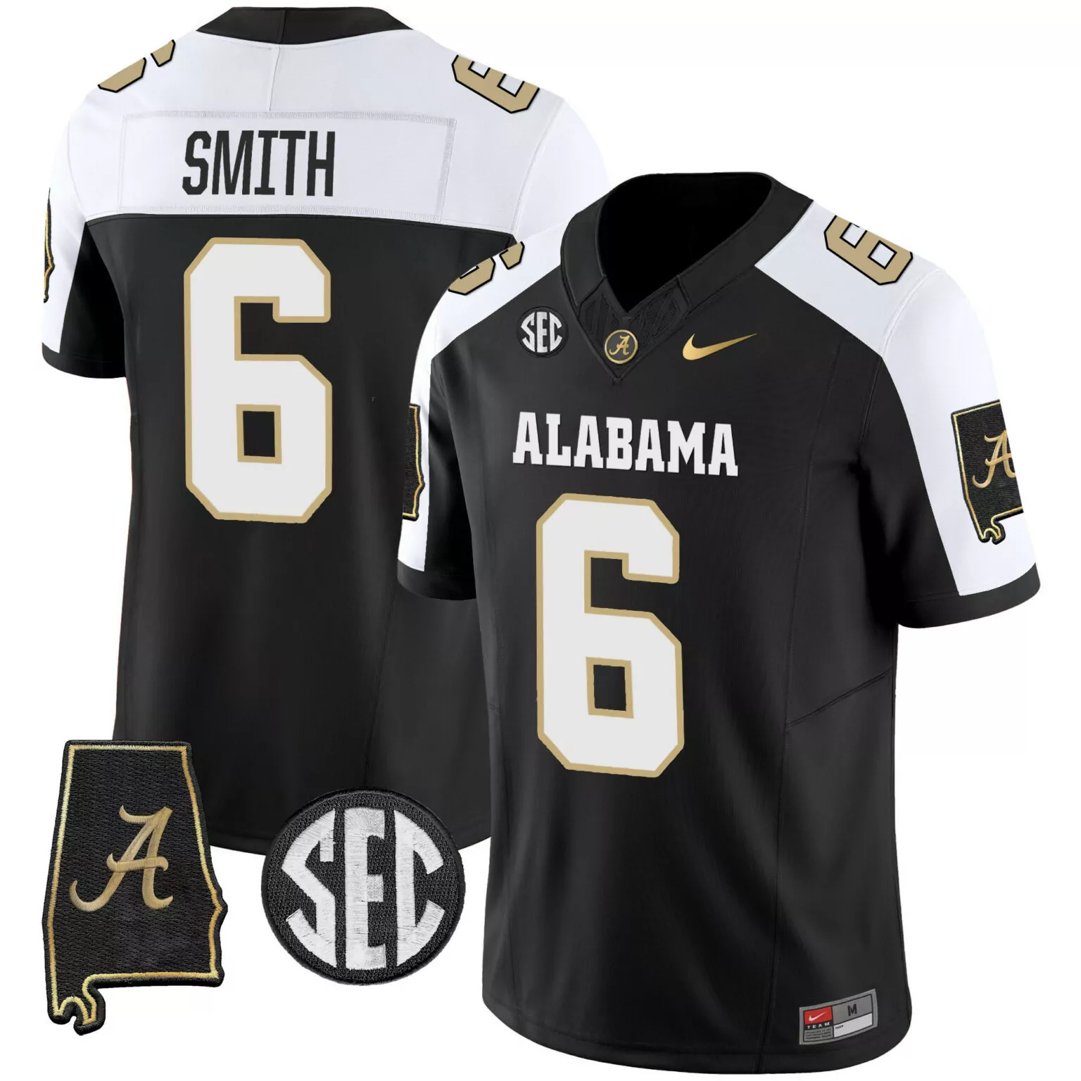 Personalized Alternate devonta smith alabama crimson tide jersey v2 alabama map all stitched 2663