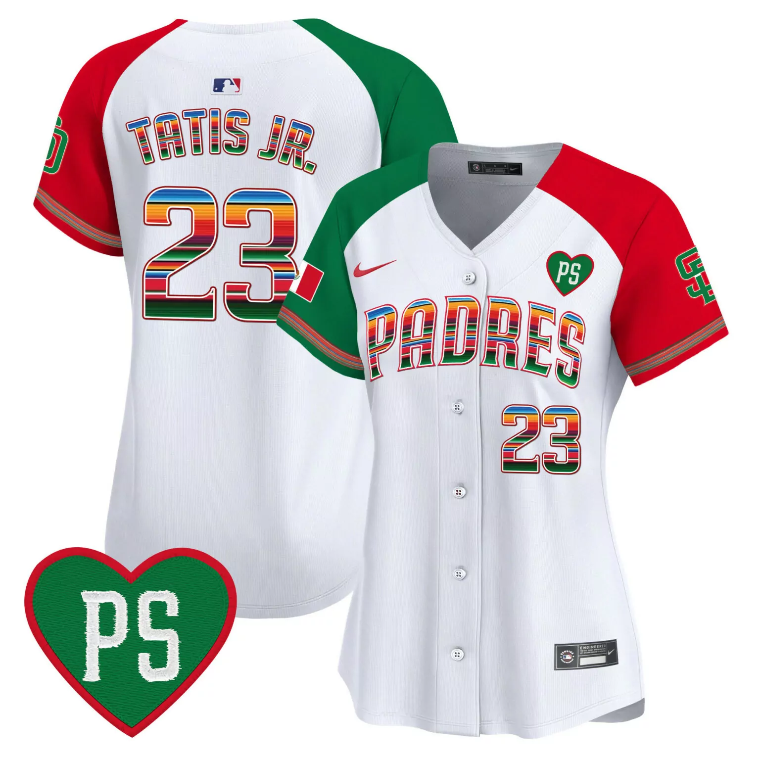 Custom Alternate fernando tatis jr san diego padres mexico for peter patch jersey all stitched 5395