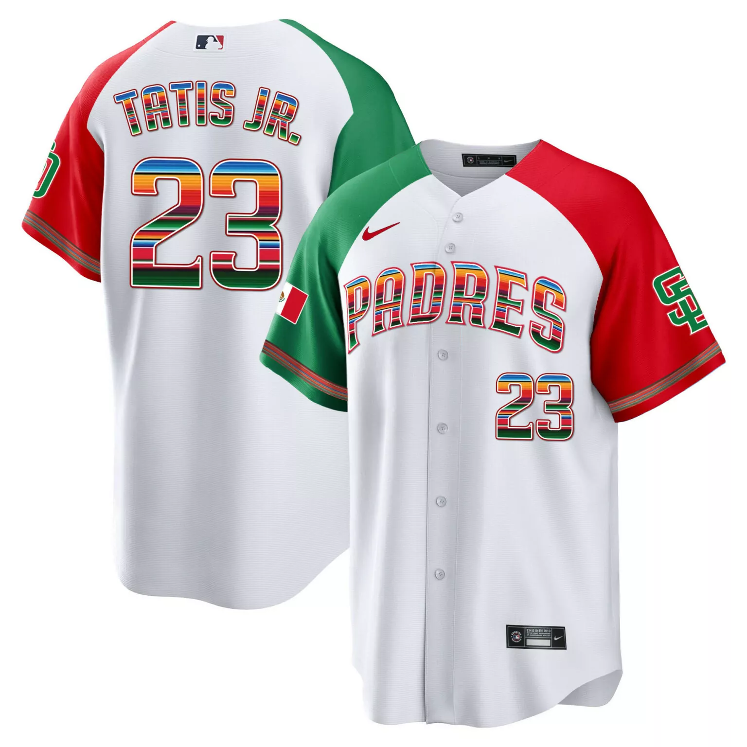Customizable Alternate fernando tatis jr san diego padres mexico jersey all stitched 7508