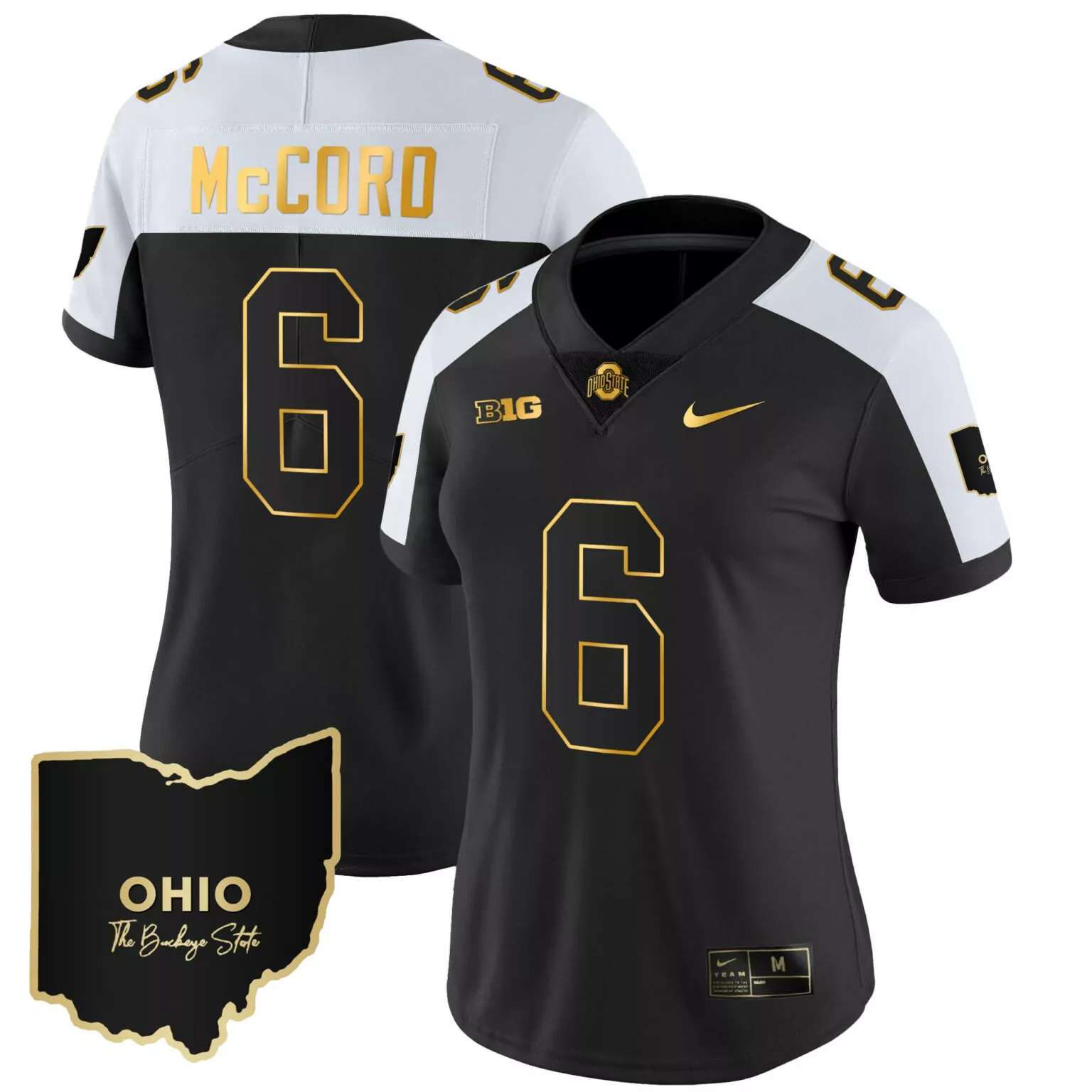 Custom Alternate kyle mccord ohio state buckeyes 2023 vapor gold jersey ohio patch all stitched 7618