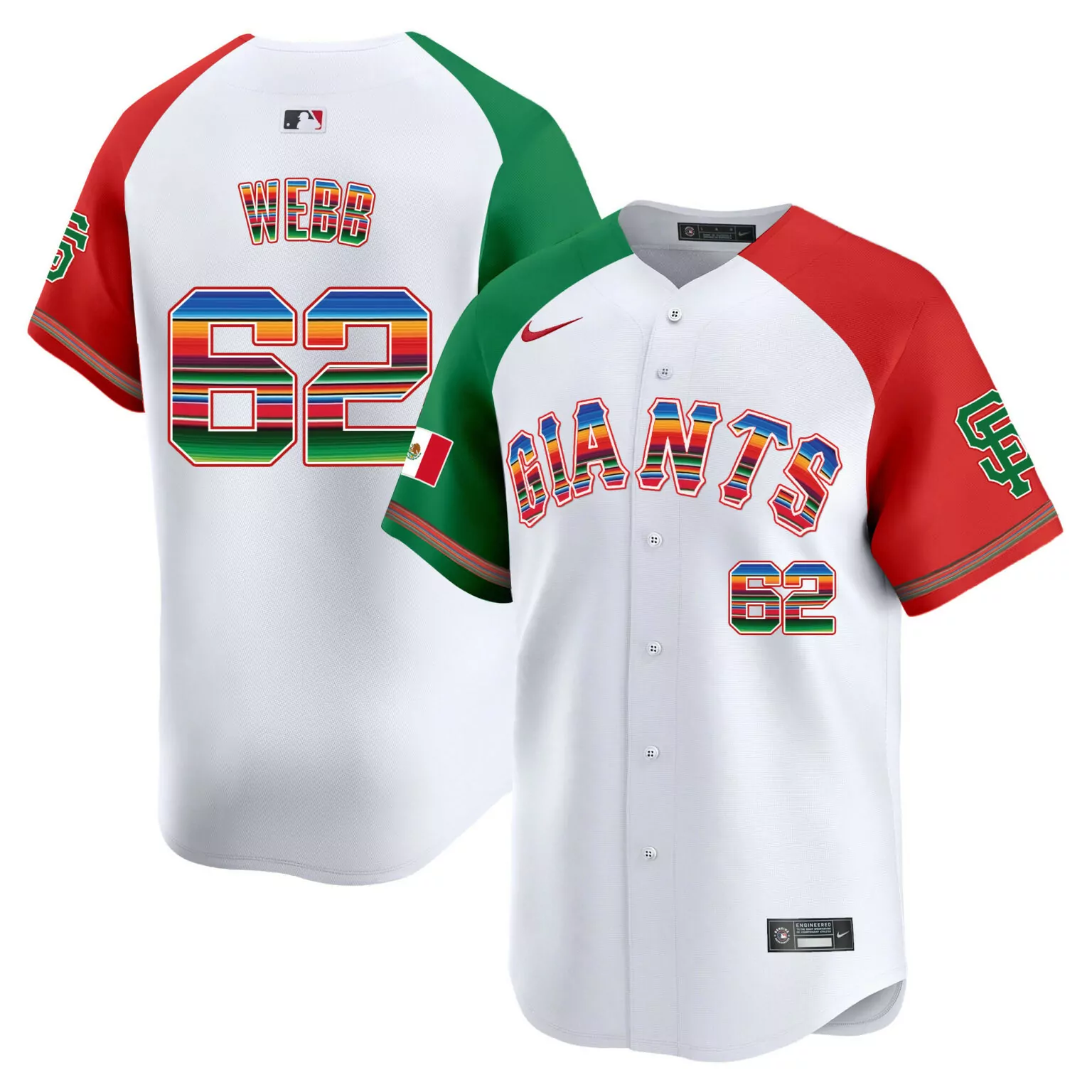 Customizable Gray logan webb san francisco giants 2024 willie mays patch jersey v2 all stitched 2937