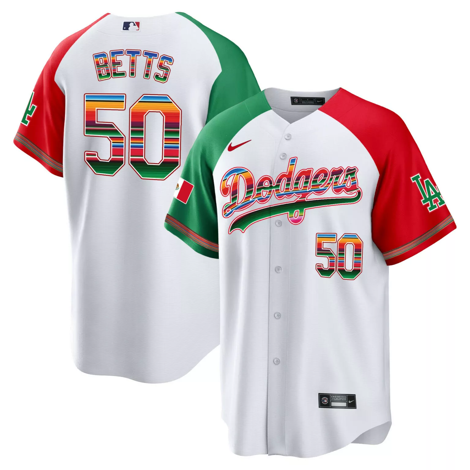 Personalized Alternate mookie betts los angeles dodgers mexico jersey all stitched 2376