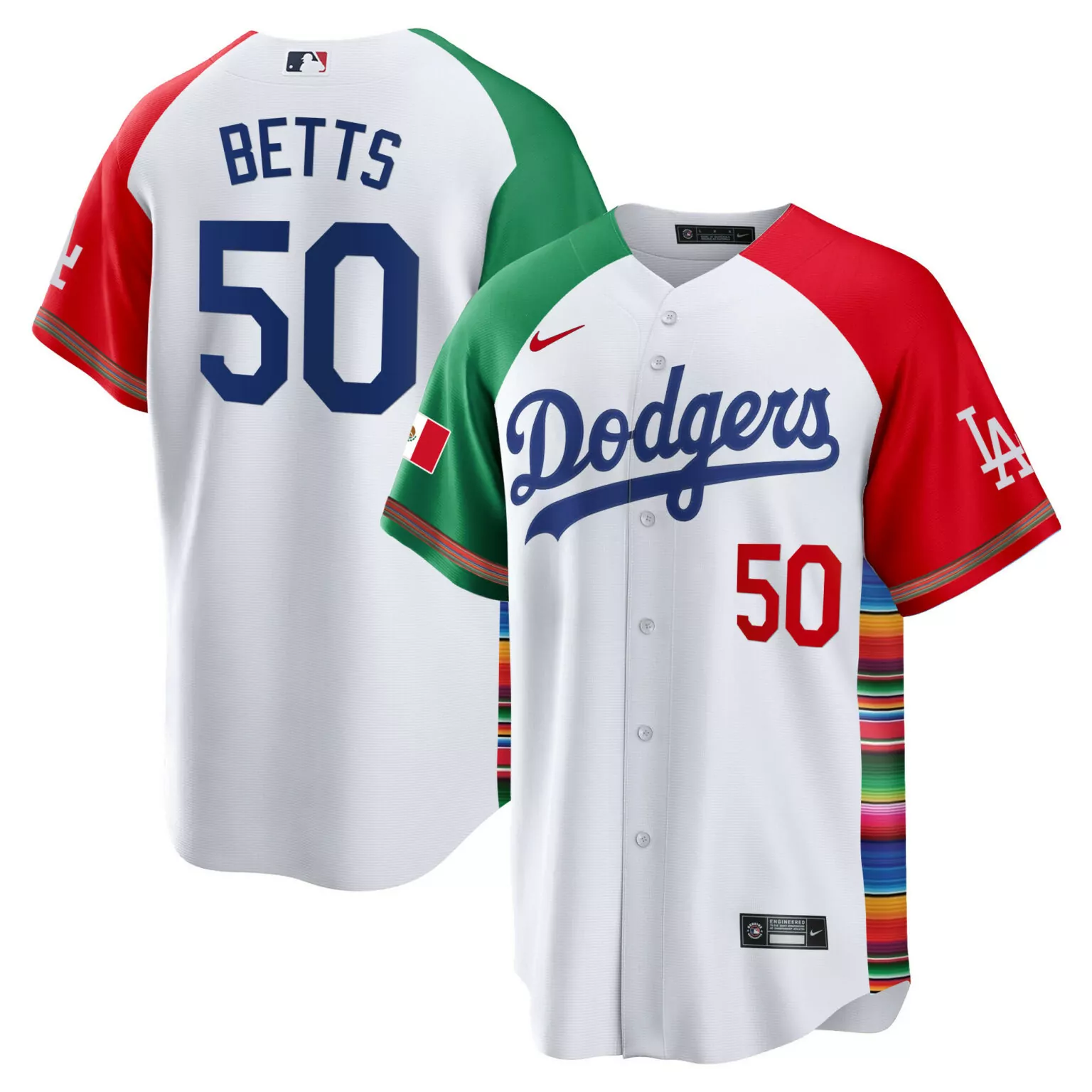 Personalized Alternate mookie betts los angeles dodgers mexico jersey v2 all stitched 7982