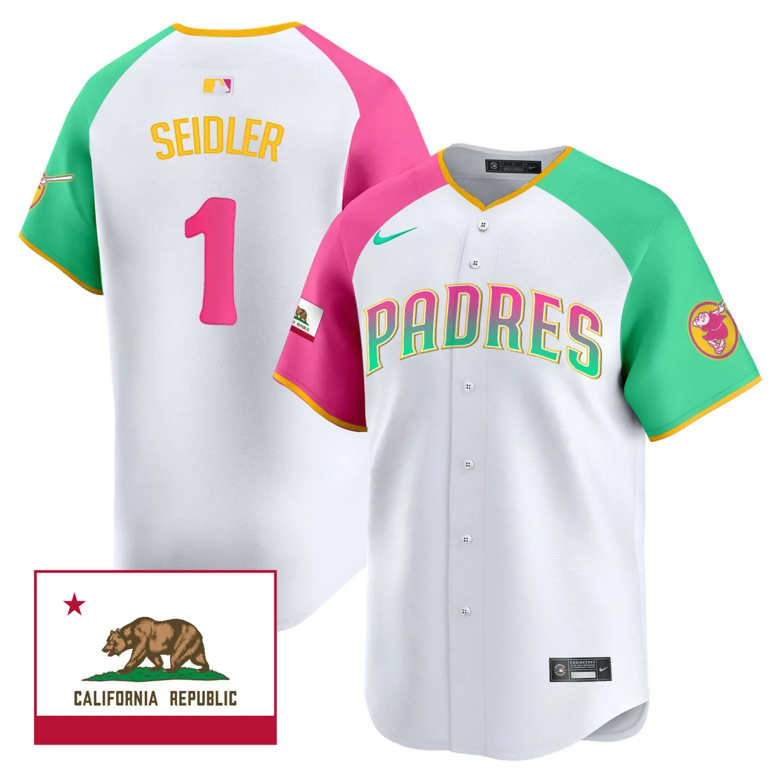 Personalized Alternate peter seidler san diego padres 2024 san diego city style jersey v2 all stitched 9821